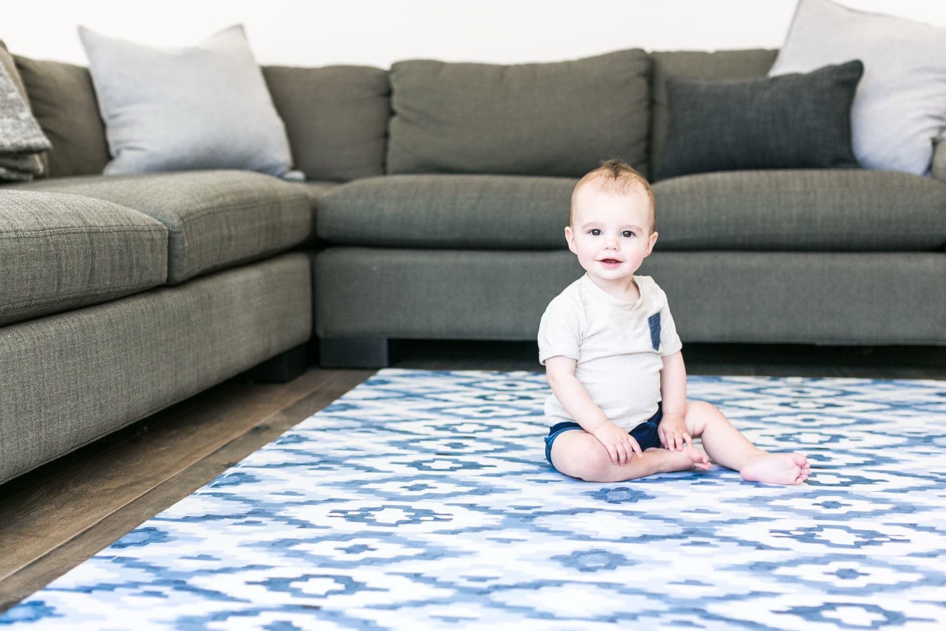 Everline play mat in Scandinavian-style nursery room